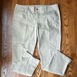 ANA Khaki Chino Crop Pants, Size 10